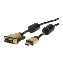 Buy ROLINE GOLD Monitorkabel DVI (24+1) - HDMI. ST ST. 1.5 m in Cyprus, Nicosia, Limassol, Larnaka, Pafos