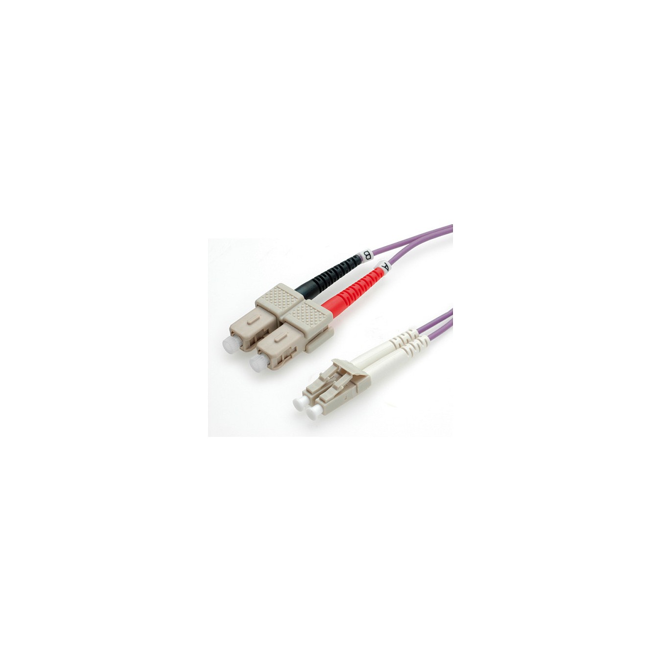 Buy ROLINE LWL-Kabel 50 125um OM4 LC SC violett 1m in Cyprus, Nicosia, Limassol, Larnaka, Pafos