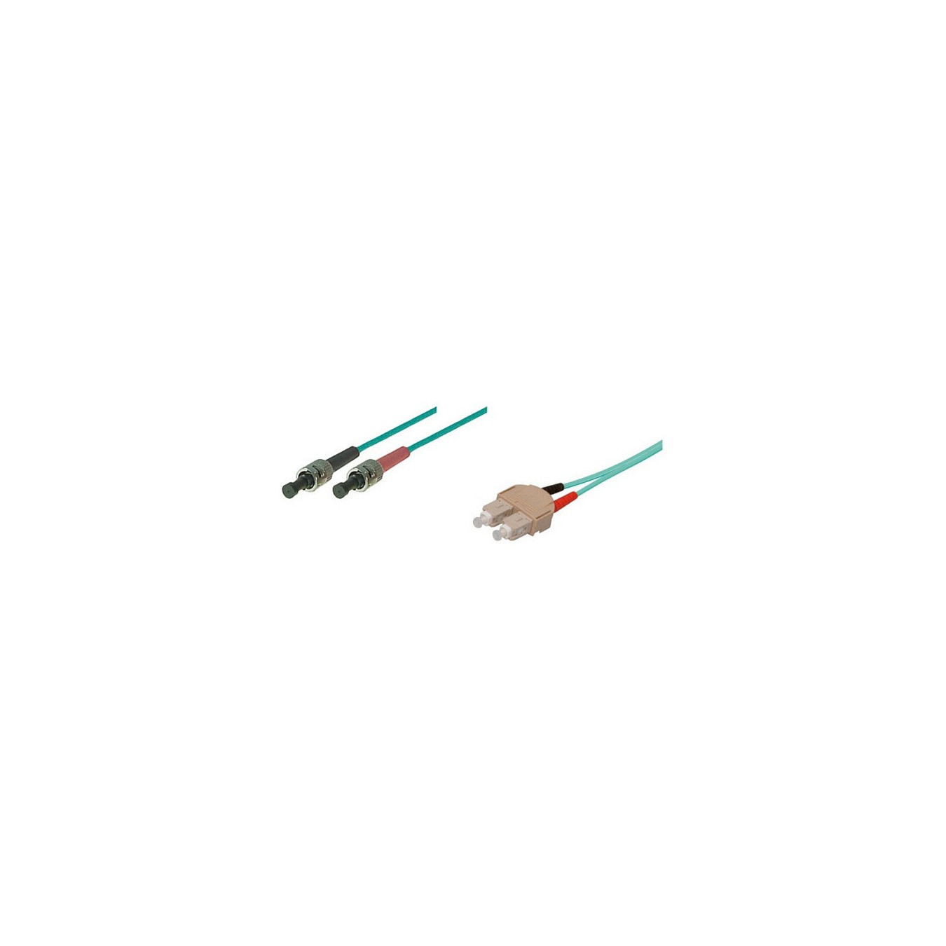 Buy Patchkabel LWL Duplex OM3 (Multimode, 50 125) SC ST, LSZH, austauschbare Polarität, 3m, Good Connections® in Cyprus, Nicosia