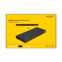 Buy DELOCK HDMI Matrix Switch 4 x HDMI in zu 2 x HDMI out 4K 60 Hz mit Audio Extraktor in Cyprus, Nicosia, Limassol, Larnaka, Pa