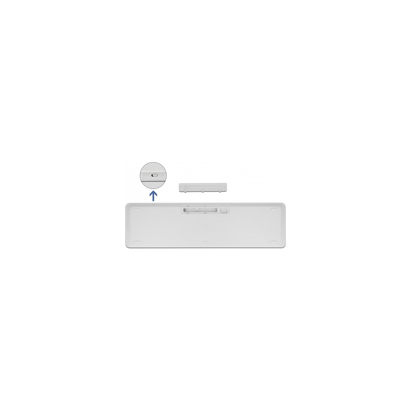 Buy Delock USB Tastatur und Maus Set 2,4 GHz kabellos weiß in Cyprus, Nicosia, Limassol, Larnaka, Pafos