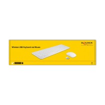 Buy Delock USB Tastatur und Maus Set 2,4 GHz kabellos weiß in Cyprus, Nicosia, Limassol, Larnaka, Pafos
