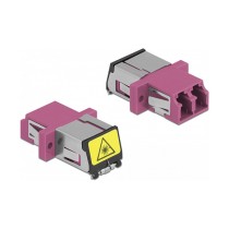 Buy LWL Kupplung mit Laserschutzklappe LC Duplex Buchse zu LC Duplex Buchse Multimode violett in Cyprus, Nicosia, Limassol, Larn