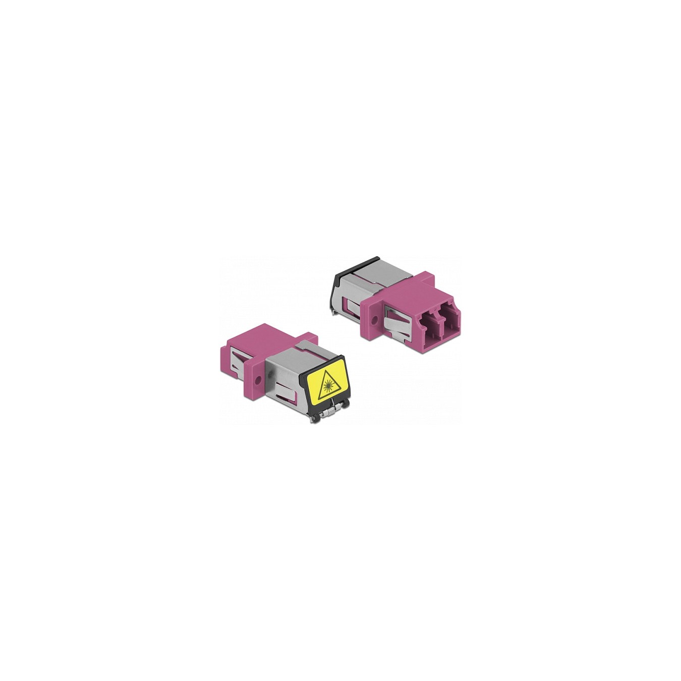 Buy LWL Kupplung mit Laserschutzklappe LC Duplex Buchse zu LC Duplex Buchse Multimode violett in Cyprus, Nicosia, Limassol, Larn