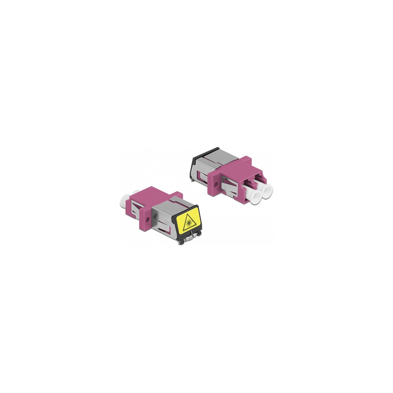 Buy LWL Kupplung mit Laserschutzklappe LC Duplex Buchse zu LC Duplex Buchse Multimode violett in Cyprus, Nicosia, Limassol, Larn