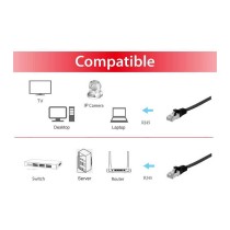 Buy Equip Patchkabel Cat6A U FTP 2xRJ45 10.00m sw Flach LSZH Polybeutel in Cyprus, Nicosia, Limassol, Larnaka, Pafos