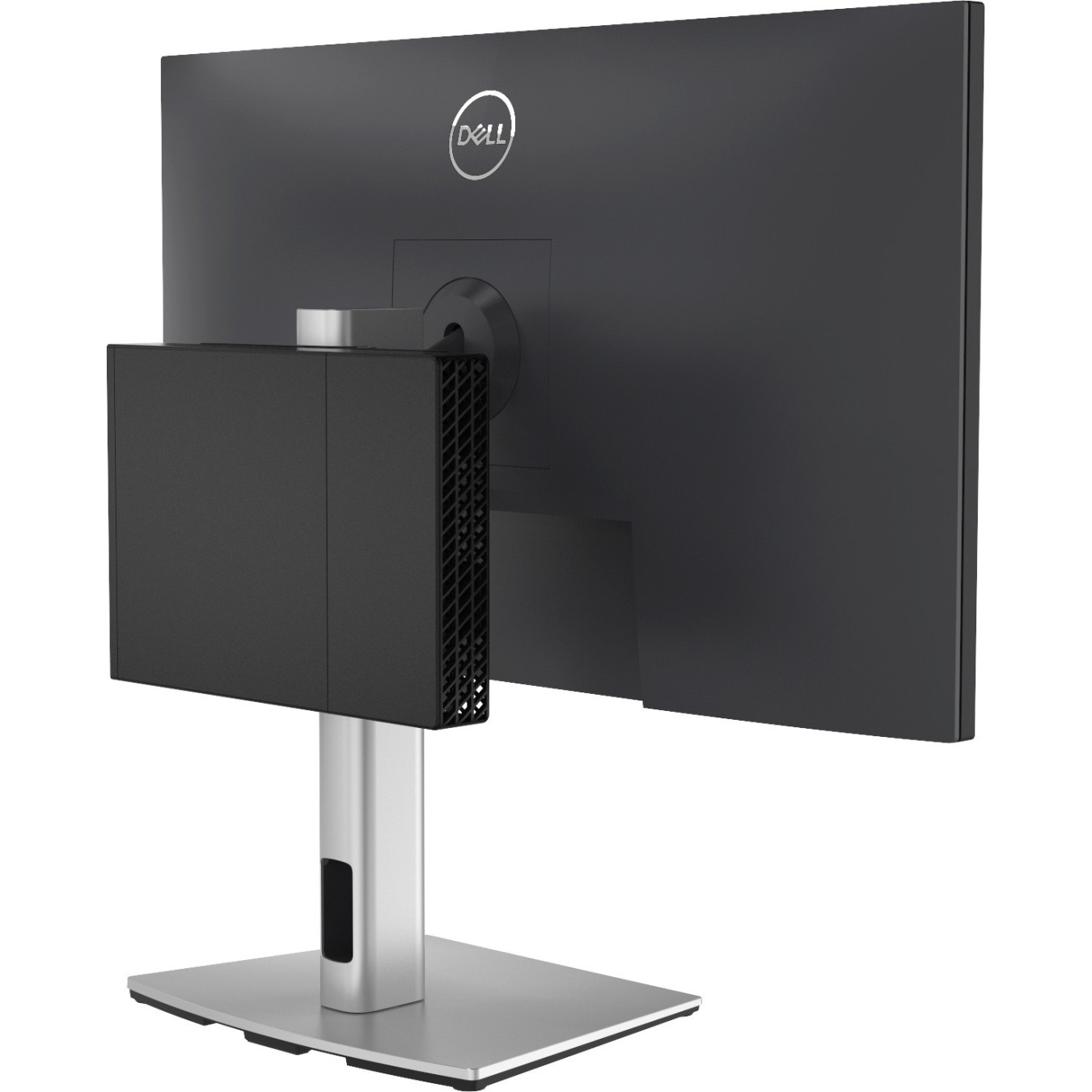 Dell Micro All-in-One Stand - MFS22 - Adjustable Freestanding VESA 100x100, 19-27" Silver/Black, 5.8kg Capacity
