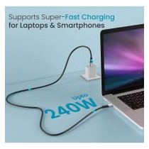 Buy Equip Kabel USB-C3.2- to C Gen2x2 PD240W St St 3.00m schwarz in Cyprus, Nicosia, Limassol, Larnaka, Pafos
