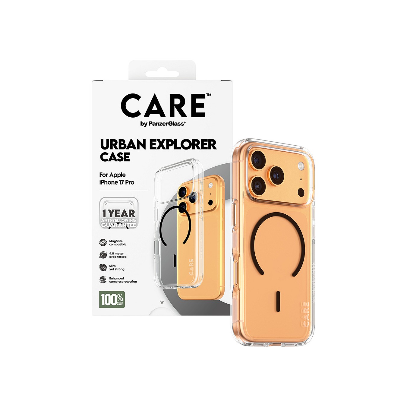 Buy CARE Flagship clear Urban Explorer MagSafe iPhone 17 Pro in Cyprus, Nicosia, Limassol, Larnaka, Pafos
