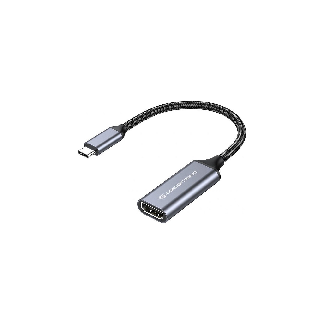 Buy CONCEPTRONIC Adapter USB-C3.2- to HDMI2.0 4K 60Hz 0.18m sw in Cyprus, Nicosia, Limassol, Larnaka, Pafos