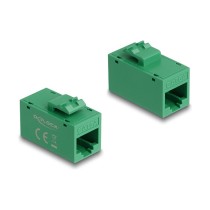 Buy Keystone Modul RJ45 Buchse zu RJ45 Buchse Cat.6A UTP grün in Cyprus, Nicosia, Limassol, Larnaka, Pafos