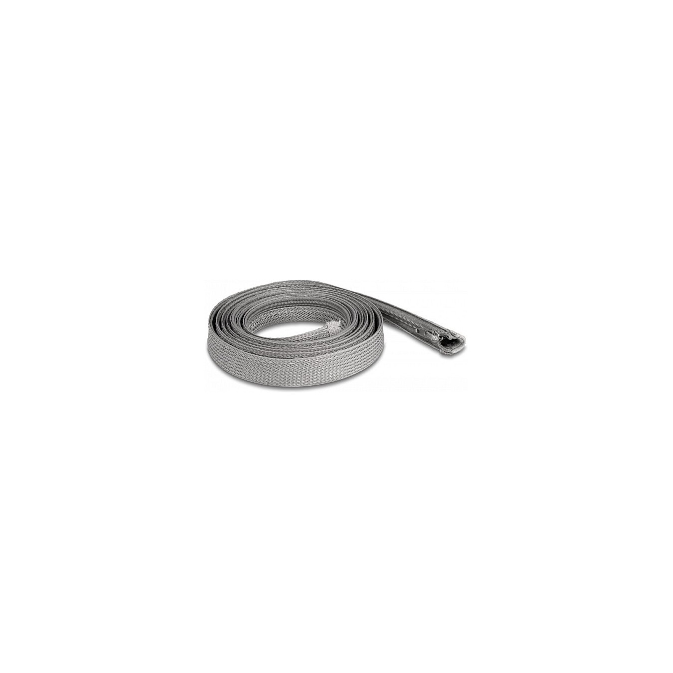 Buy Geflechtschlauch mit Reißverschluss hitzebeständig 2 m x 20 mm grau in Cyprus, Nicosia, Limassol, Larnaka, Pafos