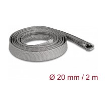 Buy Geflechtschlauch mit Reißverschluss hitzebeständig 2 m x 20 mm grau in Cyprus, Nicosia, Limassol, Larnaka, Pafos