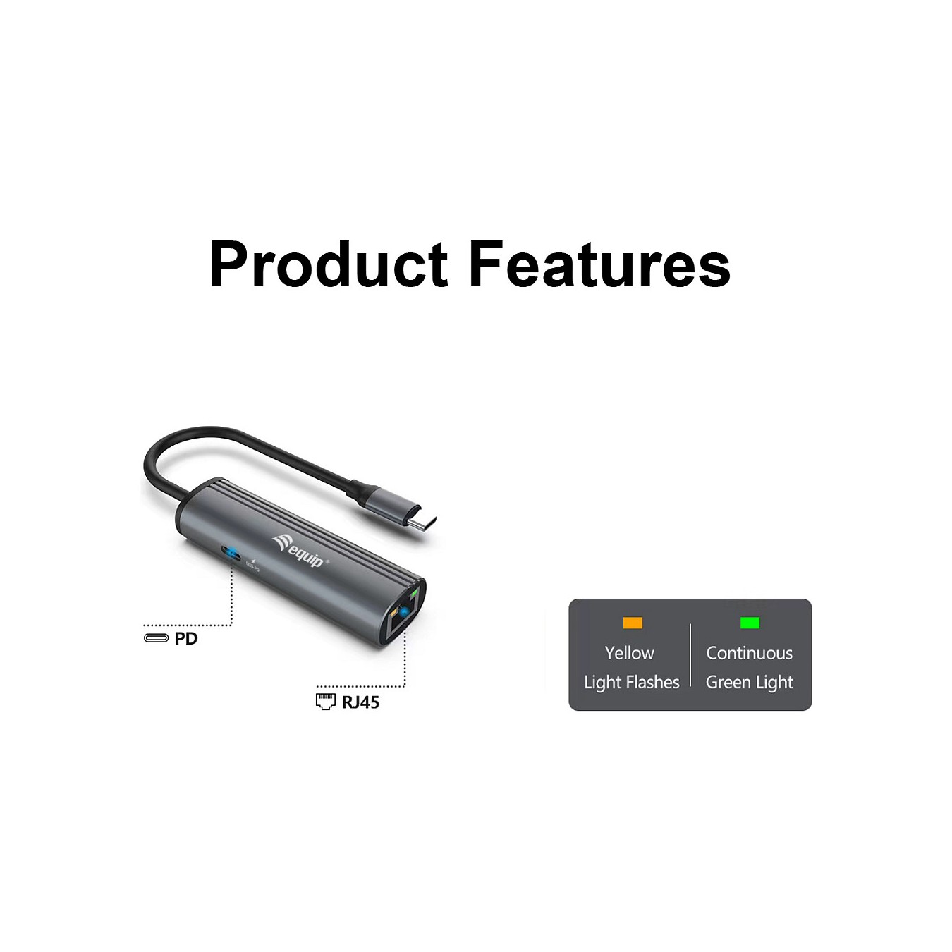 Buy Equip Dock USB-C- to GbE.100WPD3.0 15cm gr in Cyprus, Nicosia, Limassol, Larnaka, Pafos