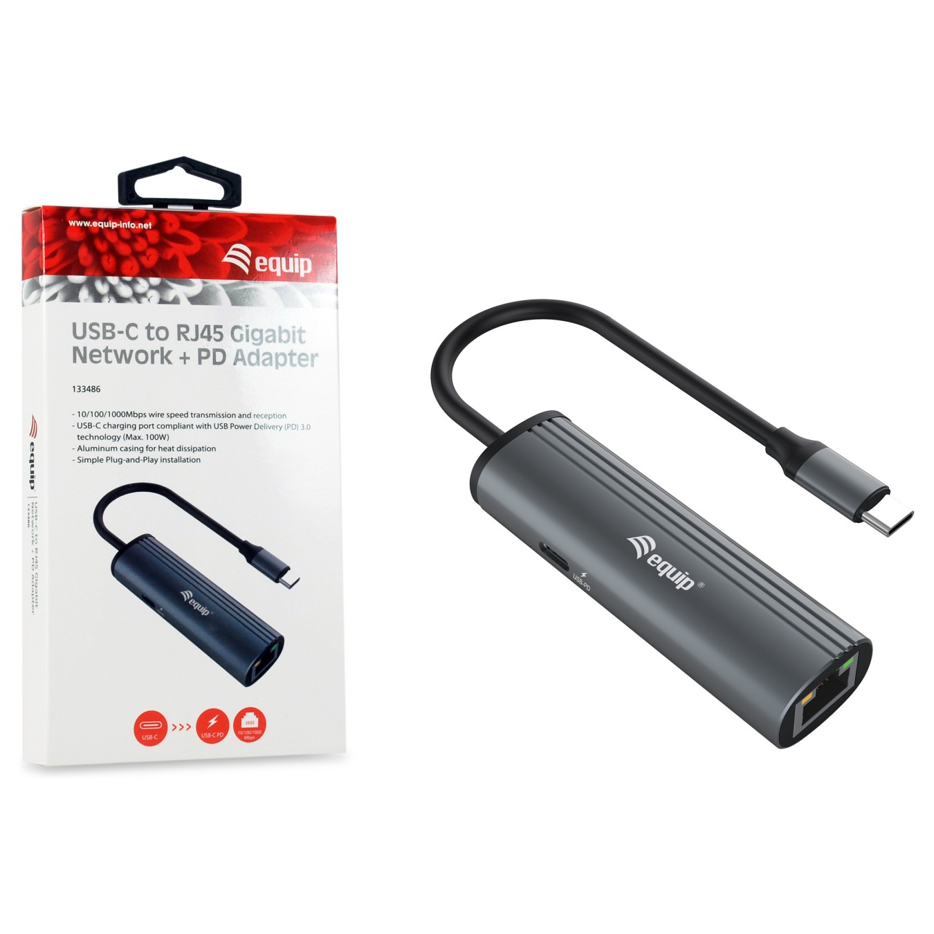 Buy Equip Dock USB-C- to GbE.100WPD3.0 15cm gr in Cyprus, Nicosia, Limassol, Larnaka, Pafos