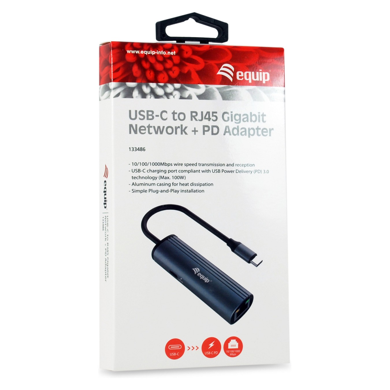 Buy Equip Dock USB-C- to GbE.100WPD3.0 15cm gr in Cyprus, Nicosia, Limassol, Larnaka, Pafos