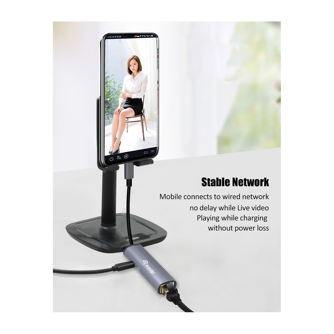 Buy Equip Dock USB-C- to GbE.100WPD3.0 15cm gr in Cyprus, Nicosia, Limassol, Larnaka, Pafos