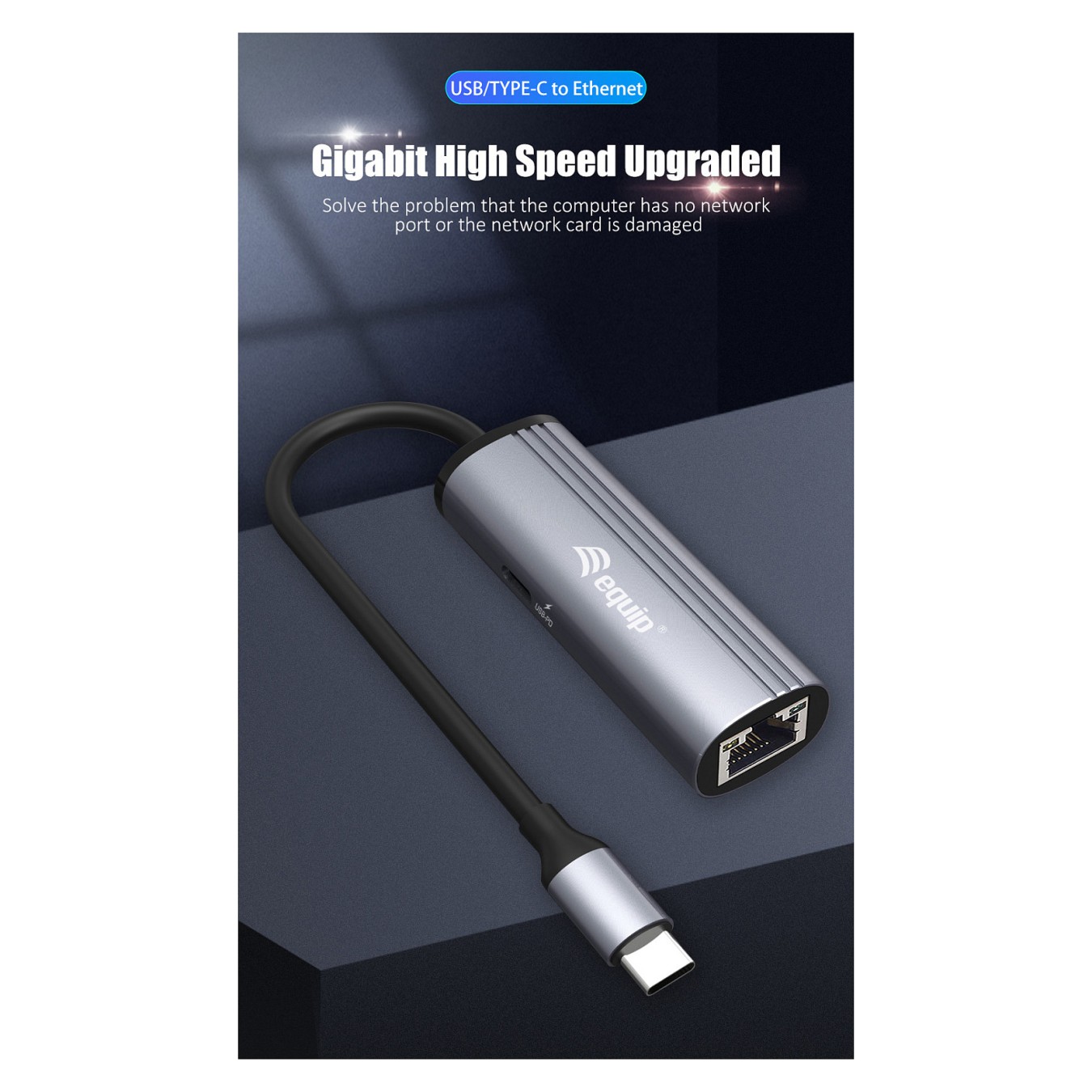 Buy Equip Dock USB-C- to GbE.100WPD3.0 15cm gr in Cyprus, Nicosia, Limassol, Larnaka, Pafos