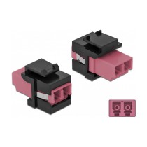 Buy Keystone Modul LC Duplex Buchse zu LC Duplex Buchse violett schwarz in Cyprus, Nicosia, Limassol, Larnaka, Pafos