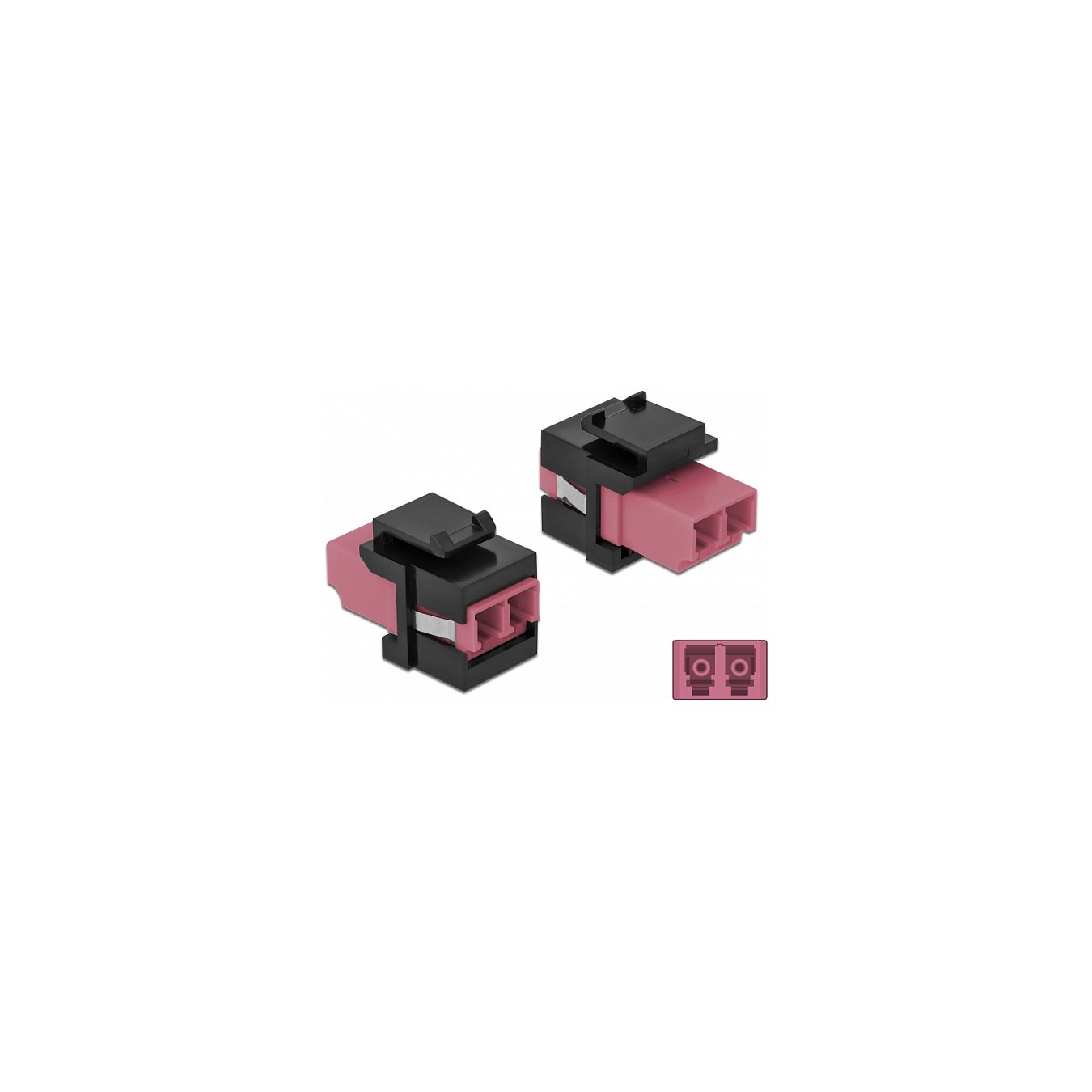 Buy Keystone Modul LC Duplex Buchse zu LC Duplex Buchse violett schwarz in Cyprus, Nicosia, Limassol, Larnaka, Pafos