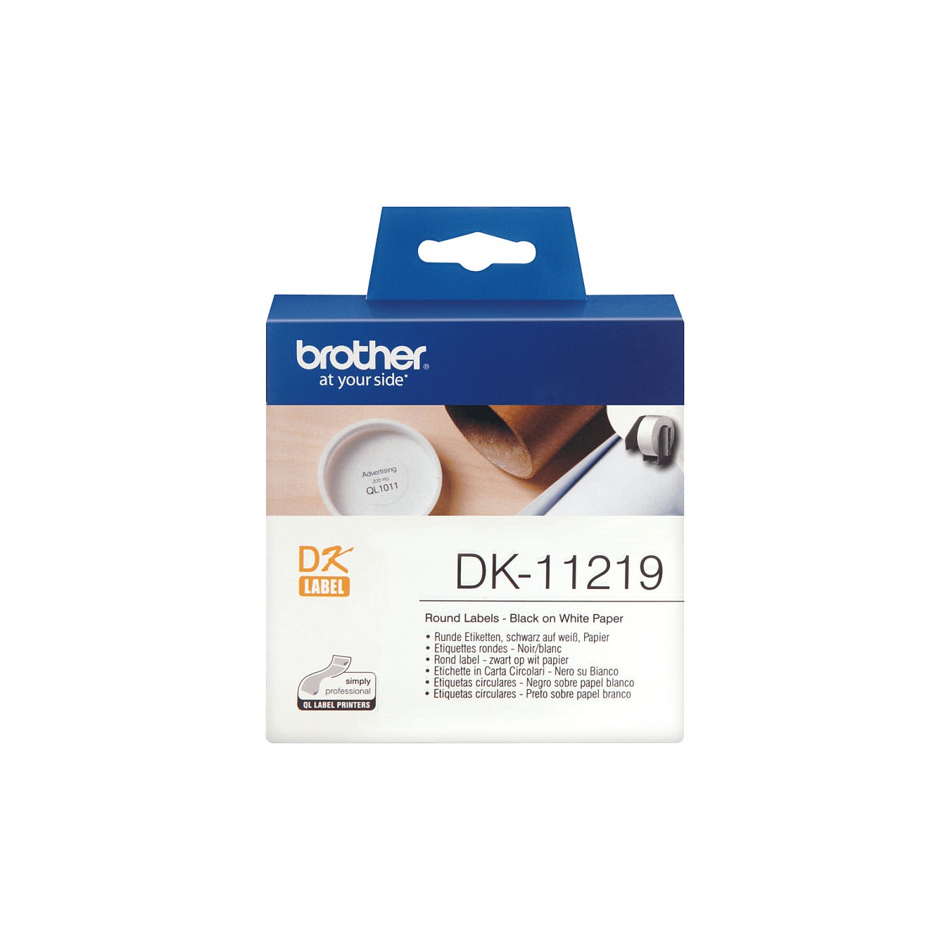 Buy Brother Versandetiketten DK-11219 (1.200 St.), wei 12 mm in Cyprus, Nicosia, Limassol, Larnaka, Pafos