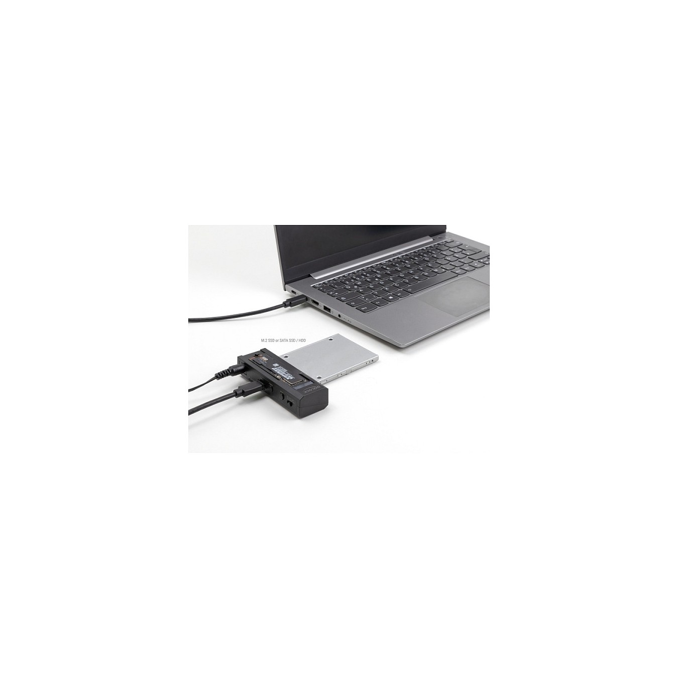 Buy DELOCK USB Type-C Konverter fur 1 x M.2 SSD oder 1 x SATA SSD HDD in Cyprus, Nicosia, Limassol, Larnaka, Pafos