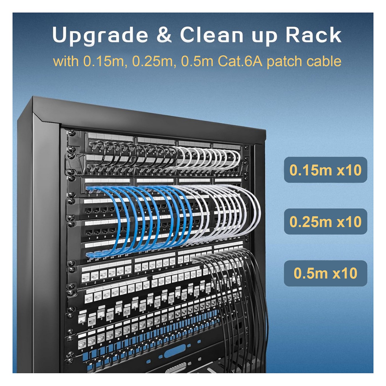 Buy Equip Patchkabel Cat6A SlimFlex U UTP 1.00m grau LSZH 2xRJ45 Polybeutel in Cyprus, Nicosia, Limassol, Larnaka, Pafos