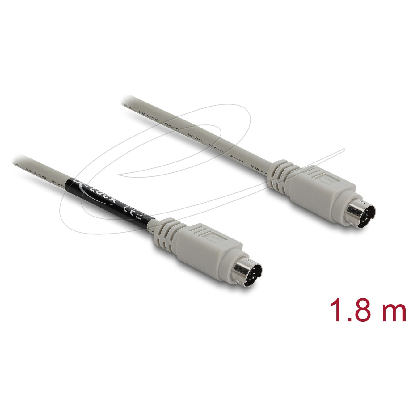Buy Delock PS 2 Kabel Stecker zu Stecker 1.8 m in Cyprus, Nicosia, Limassol, Larnaka, Pafos