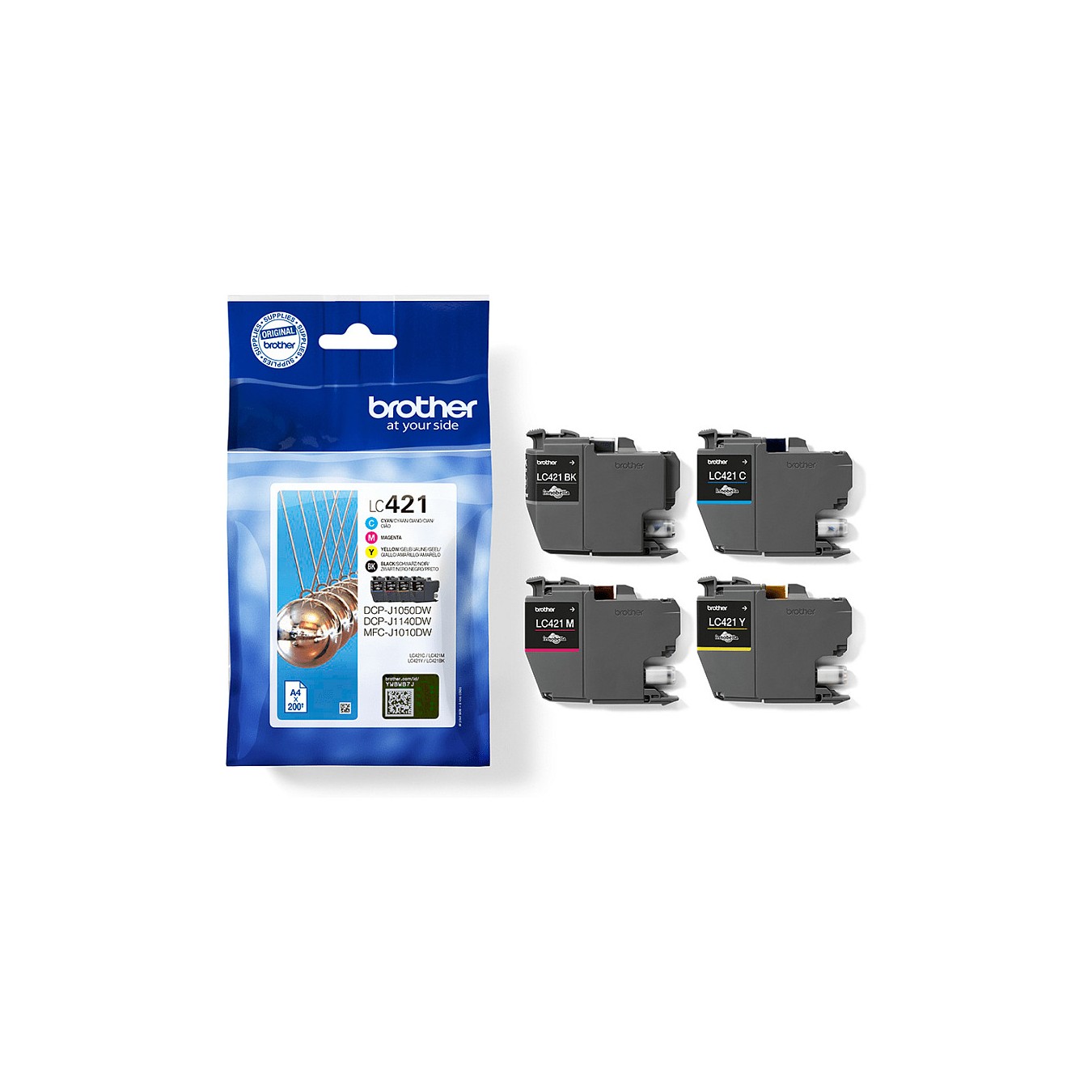 Buy Brother LC421 4er-Pack Schwarz, Gelb, Cyan, Magenta in Cyprus, Nicosia, Limassol, Larnaka, Pafos