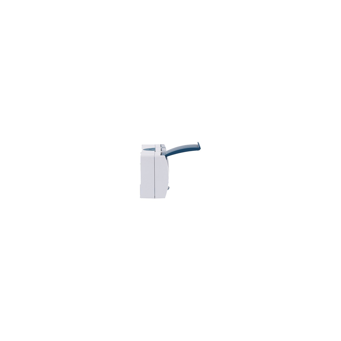 Buy BUSCH JAEGER BJ 2300 3EW-53 Steckdose m.Klappdeckel waagerecht 3f ocean IP44 grau blau in Cyprus, Nicosia, Limassol, Larnaka