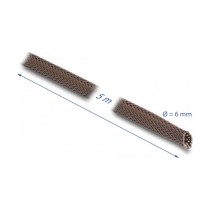 Buy Geflechtschlauch nagerfest dehnbar 5 m x 6 mm braun in Cyprus, Nicosia, Limassol, Larnaka, Pafos