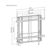 Buy Equip Wandhalterung 60'-100' 1TFT Up-Down 1Gelenk 90Kg sw retail in Cyprus, Nicosia, Limassol, Larnaka, Pafos