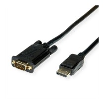 Buy VALUE Kabel DisplayPort-VGA. DP ST - VGA ST. schwarz. 3 m in Cyprus, Nicosia, Limassol, Larnaka, Pafos