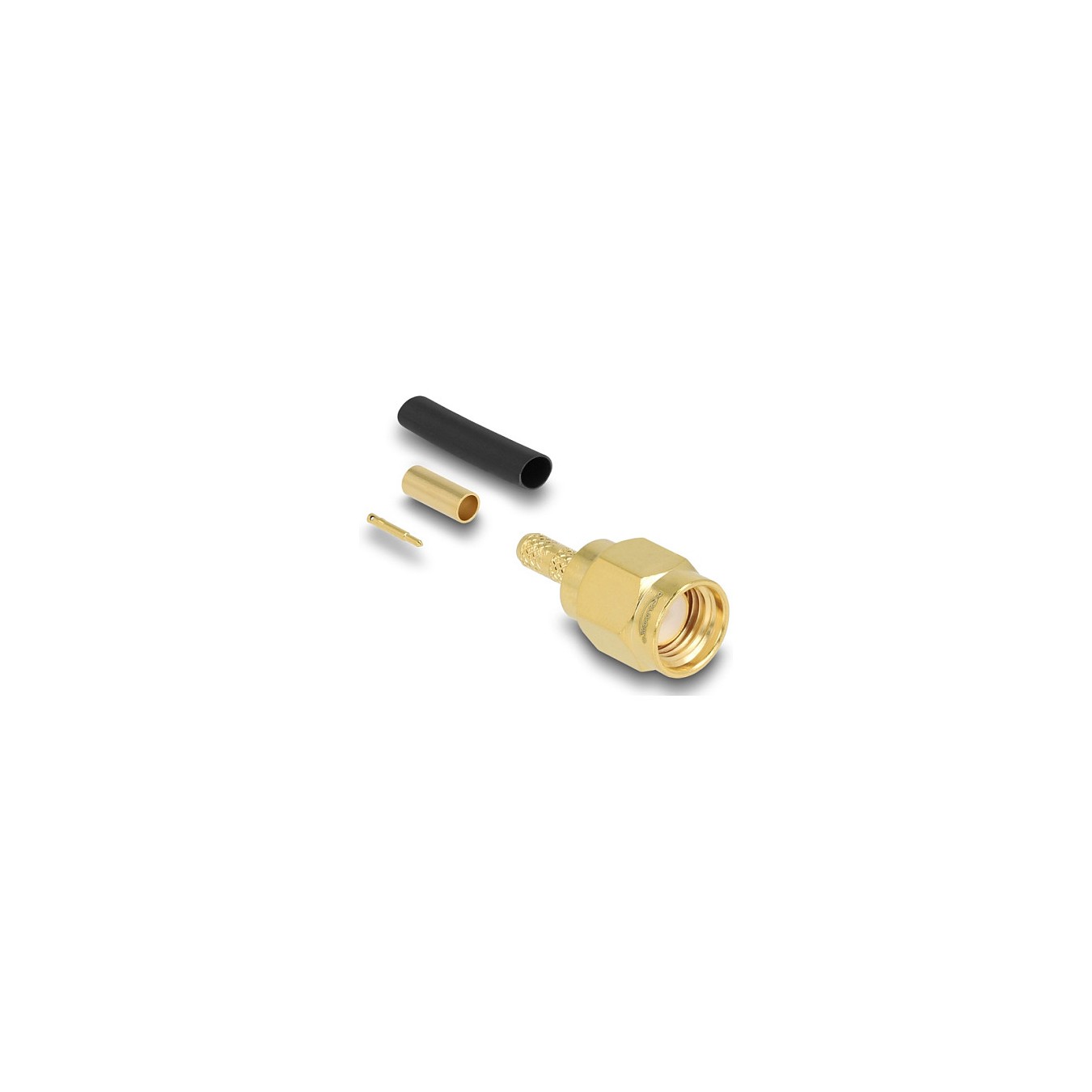 Buy SMA Stecker zum Crimpen RG-174 RG-316 mit passendem Schrumpfschlauch in Cyprus, Nicosia, Limassol, Larnaka, Pafos