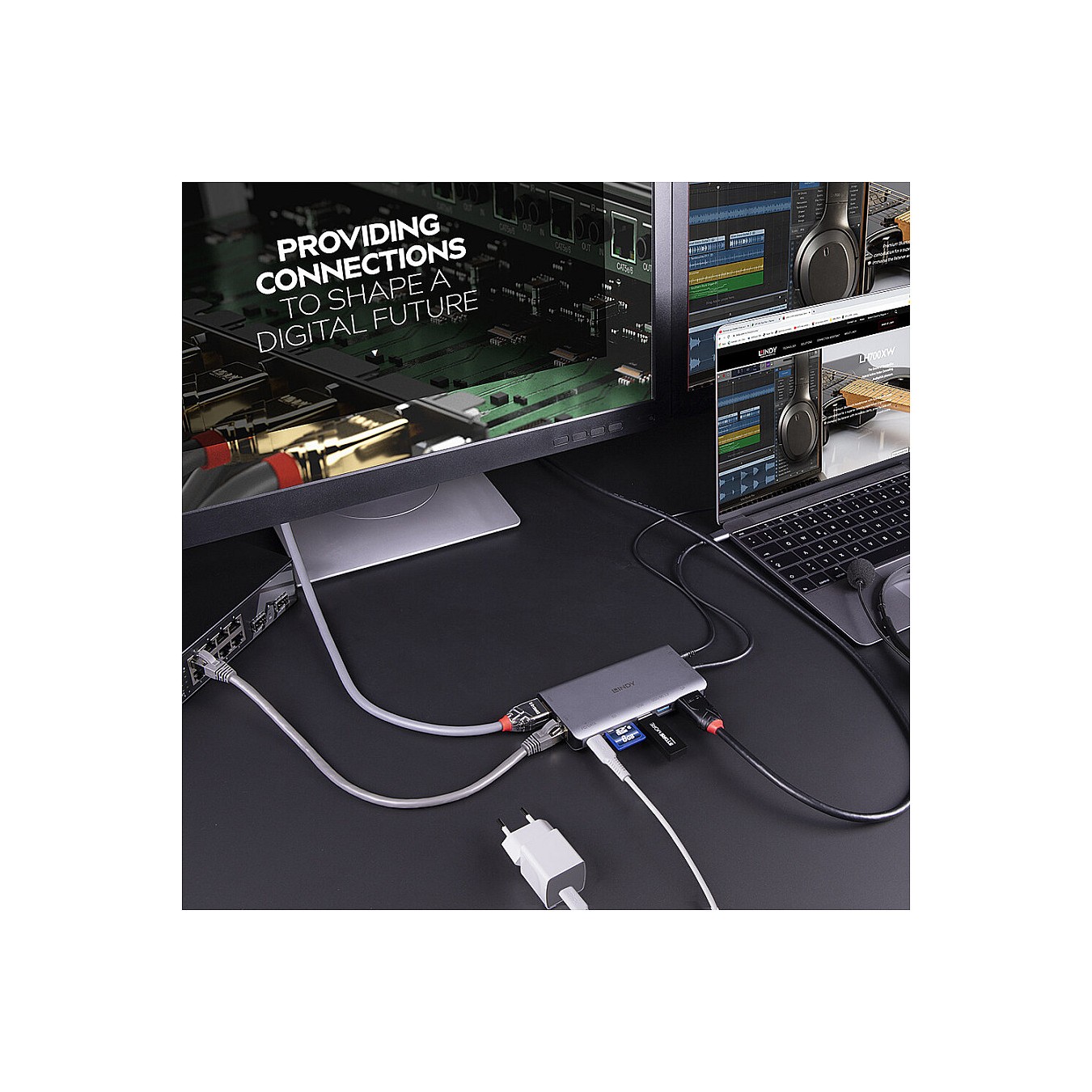 Buy LINDY DST-Mini XT USB-C Mini Dock 4K HDMI&DP PD 3.0 100W in Cyprus, Nicosia, Limassol, Larnaka, Pafos