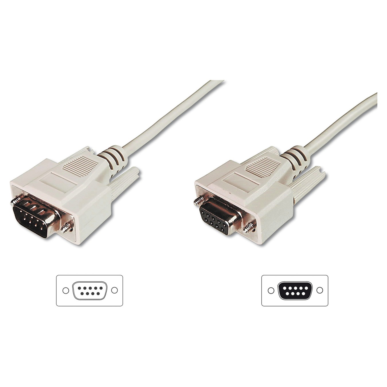 Buy Datentransfer Verlängerungskabel. D-Sub9 St - D-Sub9 Bu in Cyprus, Nicosia, Limassol, Larnaka, Pafos