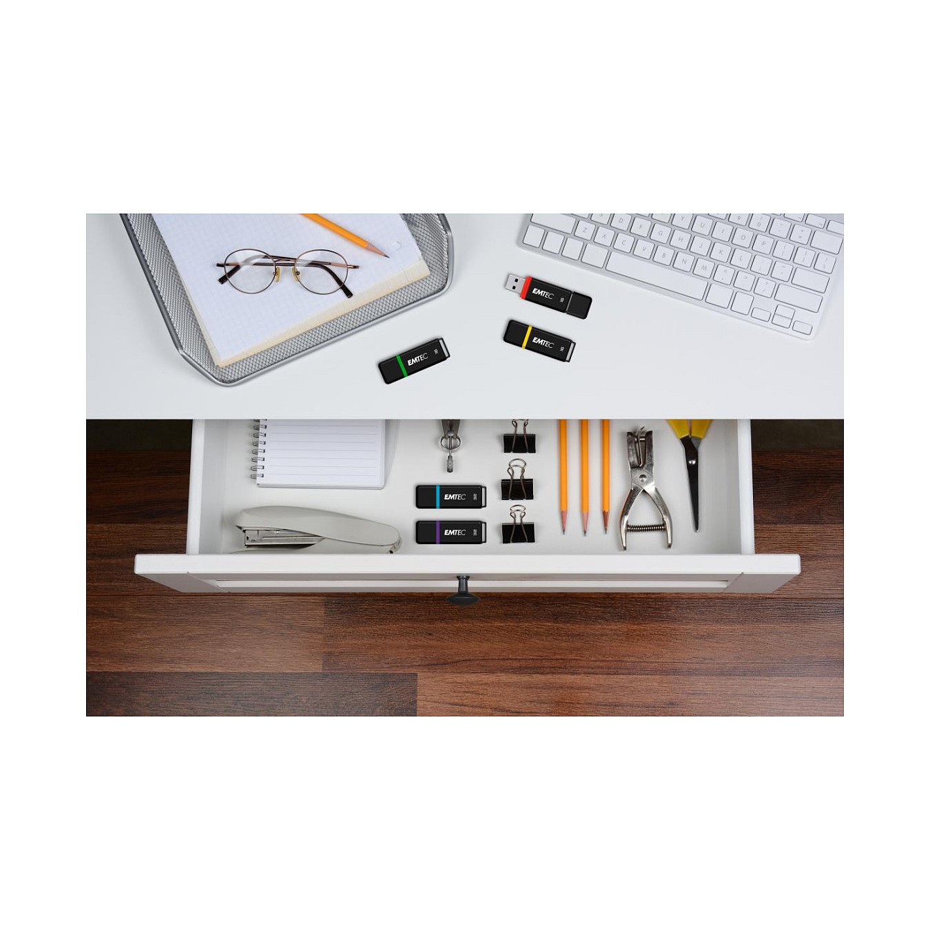 Buy STICK Emtec USB2.0 K100 16GB P10 10-pack color box retail in Cyprus, Nicosia, Limassol, Larnaka, Pafos