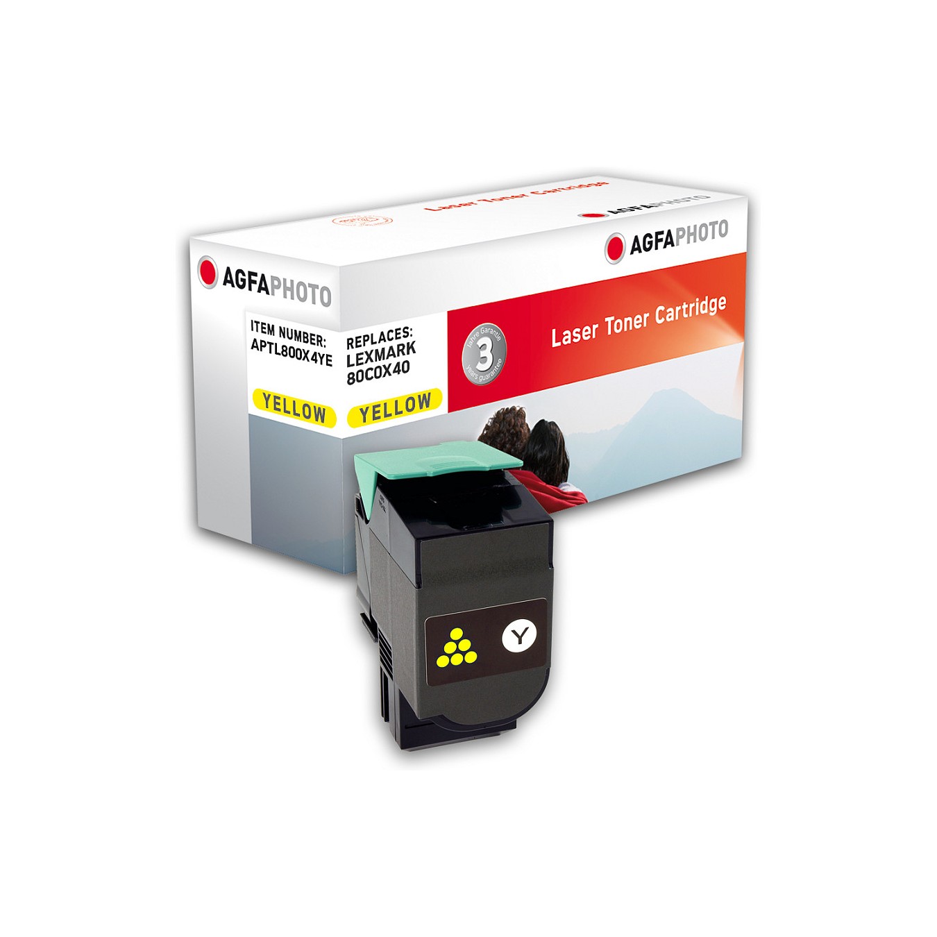 Buy APTL800X4YE AP LEXMARK 80C0X40 CX Toner in Cyprus, Nicosia, Limassol, Larnaka, Pafos