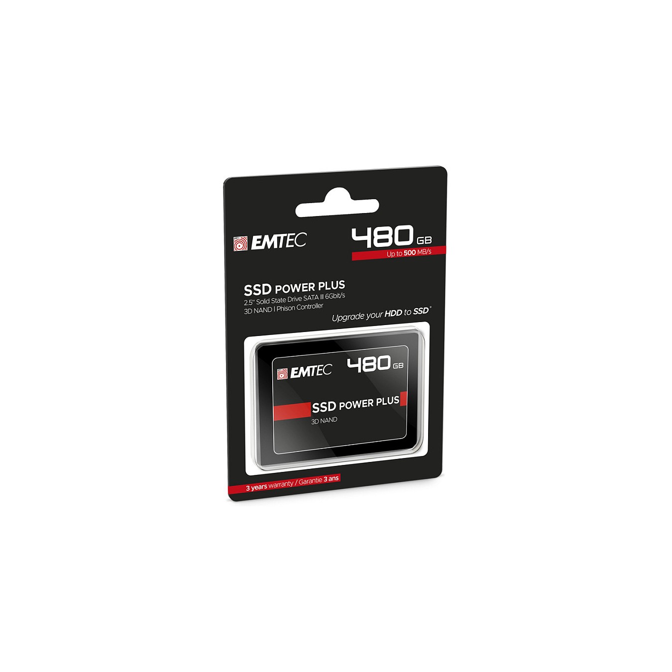 Buy 2.5' 480GB Emtec X150 Power Plus 3D NAND SATA SSD - 480 GB in Cyprus, Nicosia, Limassol, Larnaka, Pafos