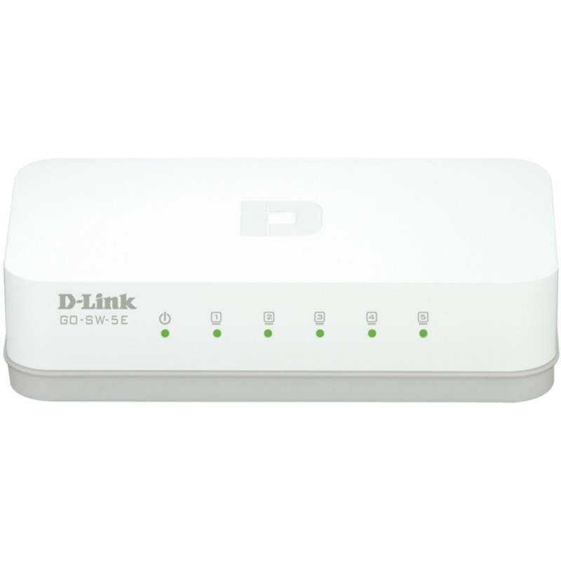 Buy D-Link GO-SW-5E/E - 5-Port Unmanaged Fast Ethernet (10/100) Switch - White in Cyprus, Nicosia, Limassol, Larnaka, Pafos