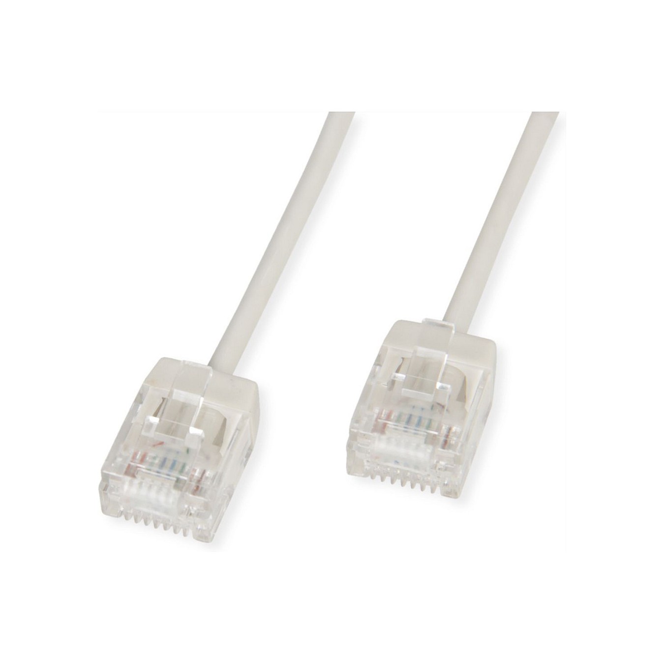 Buy ROLINE UTP DataCenter Patchkabel Cat.6A (Class EA). LSOH. slim. extra kurzer Stecker. grau. 5 m in Cyprus, Nicosia, Limassol
