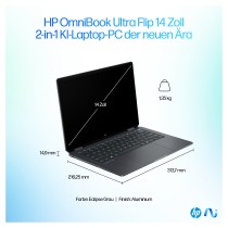 Buy HP OmniBook Ultra Flip 14-fh0174ng inkl. HDMI Adapter & Pen CU 7 258V 32GB 2TBSSD W11 Home Touch in Cyprus, Nicosia, Limasso
