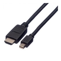 Buy ROLINE Mini DisplayPort Kabel. Mini DP-HDTV. ST ST. schwarz. 1.5 m in Cyprus, Nicosia, Limassol, Larnaka, Pafos