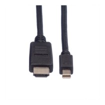 Buy ROLINE Mini DisplayPort Kabel. Mini DP-HDTV. ST ST. schwarz. 1.5 m in Cyprus, Nicosia, Limassol, Larnaka, Pafos