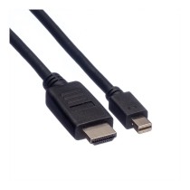 Buy ROLINE Mini DisplayPort Kabel. Mini DP-HDTV. ST ST. schwarz. 1.5 m in Cyprus, Nicosia, Limassol, Larnaka, Pafos