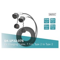 Buy KFZ-Ladekabel für Elektroautos & PHEV - 7.5 m - Typ 2 auf Typ 2 - Mode 3 - 1-Phasig - 32 A - 7.4 kW - Schwarz in Cyprus, Nic