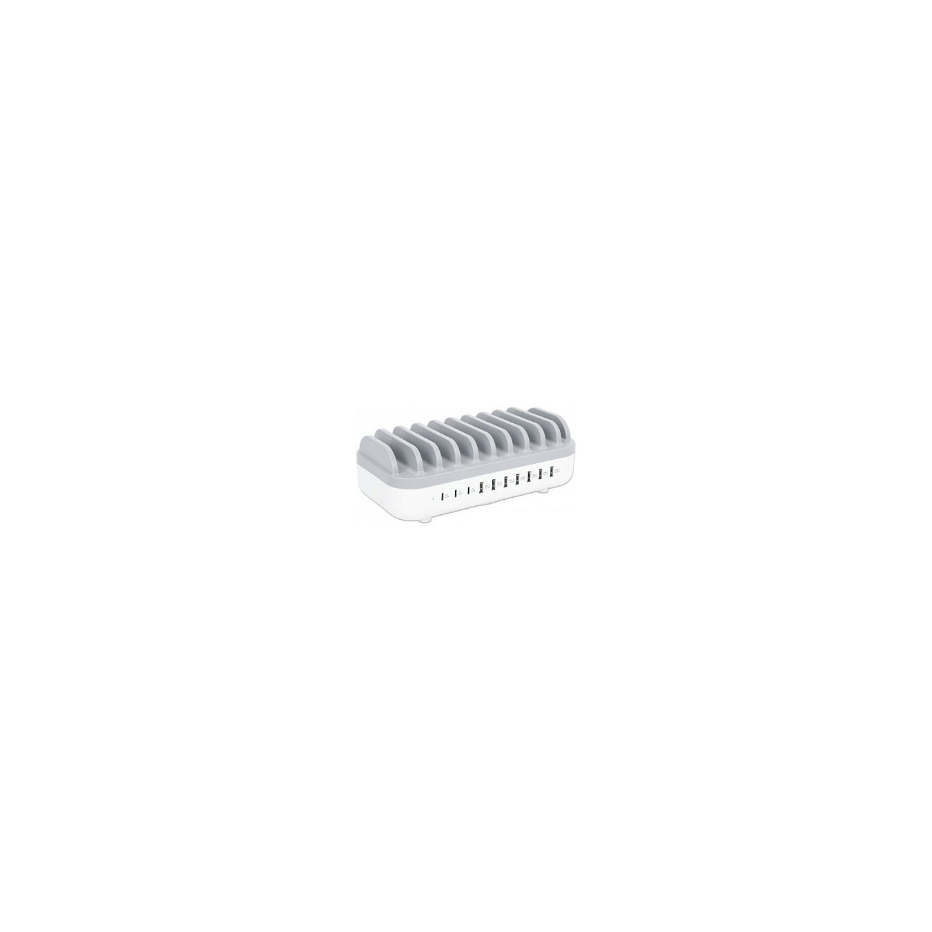 Buy MANHATTAN 10-Port USB-Ladestation 120W weiß grau in Cyprus, Nicosia, Limassol, Larnaka, Pafos