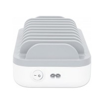 Buy MANHATTAN 10-Port USB-Ladestation 120W weiß grau in Cyprus, Nicosia, Limassol, Larnaka, Pafos