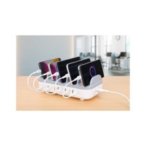 Buy MANHATTAN 10-Port USB-Ladestation 120W weiß grau in Cyprus, Nicosia, Limassol, Larnaka, Pafos