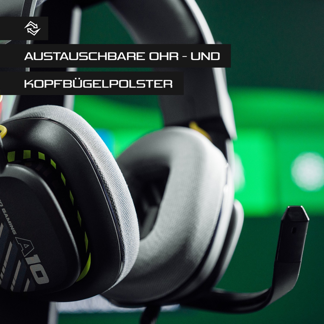 Logitech ASTRO A10 Gen 2 Gaming Headset - Wired 3.5mm - Over-Ear, Foldable Boom Mic, Black — Buy in Cyprus with Fast Delivery
